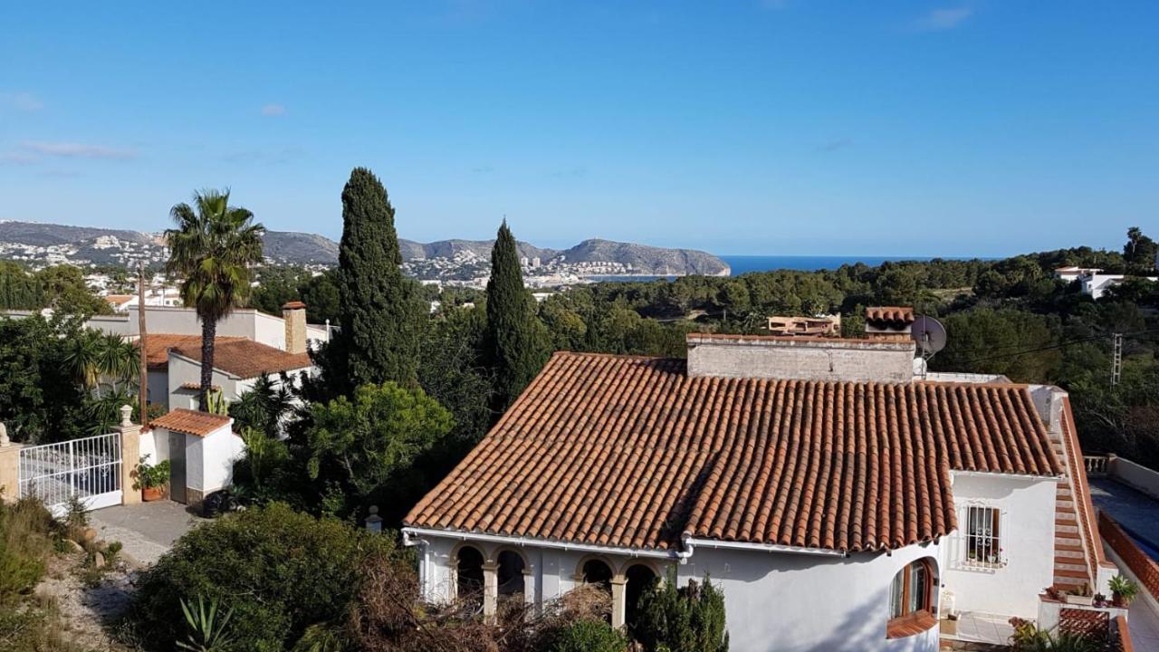 Rosalalinda - Cosy Semi-Detached Home With Sea Views And Large Terrace Moraira Eksteriør bilde